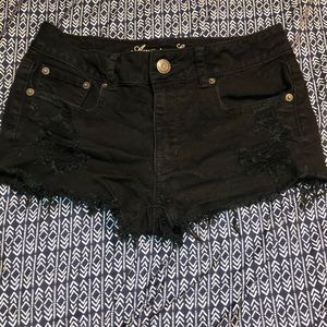 American Eagle black shorts